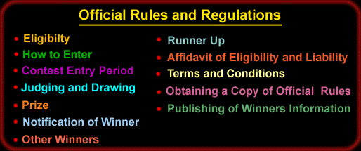 Official Rules and Regulations